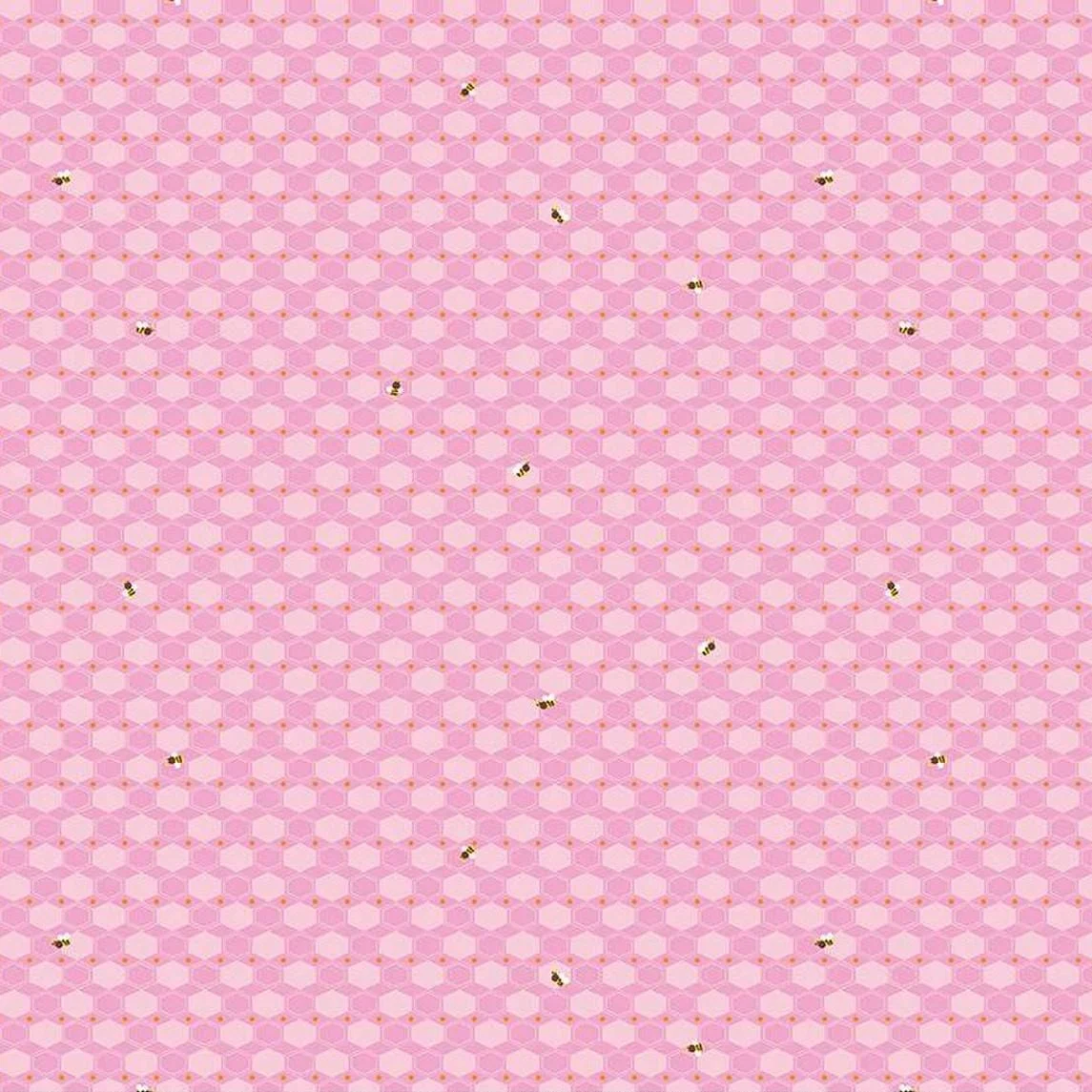 100 Aker Woods - Honey Hex Pink