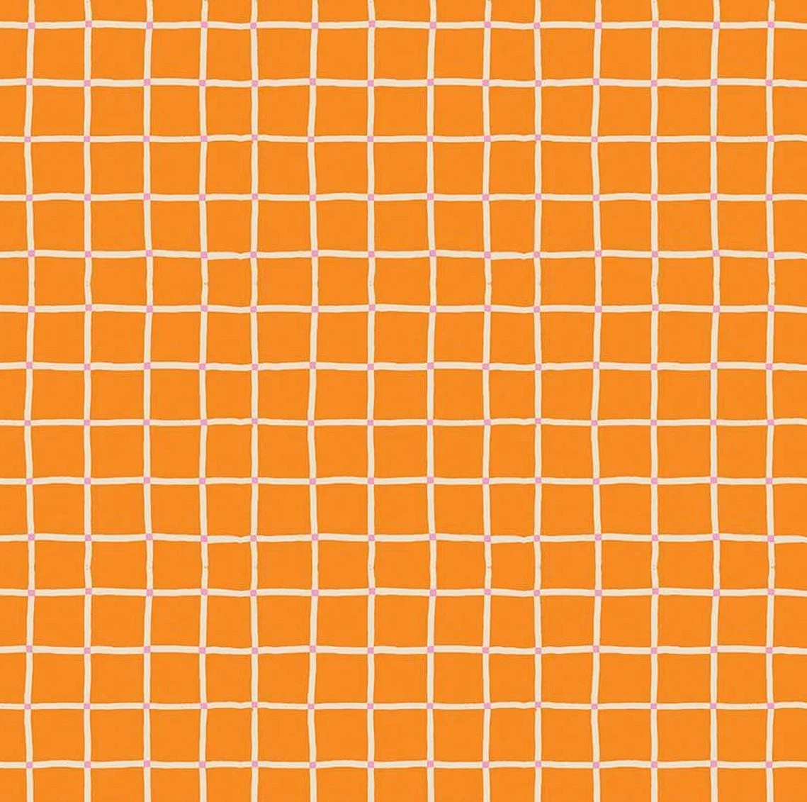 100 Aker Woods - Picnic Plaid Orange