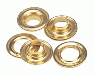 Brass Grommet & Plain Washer
