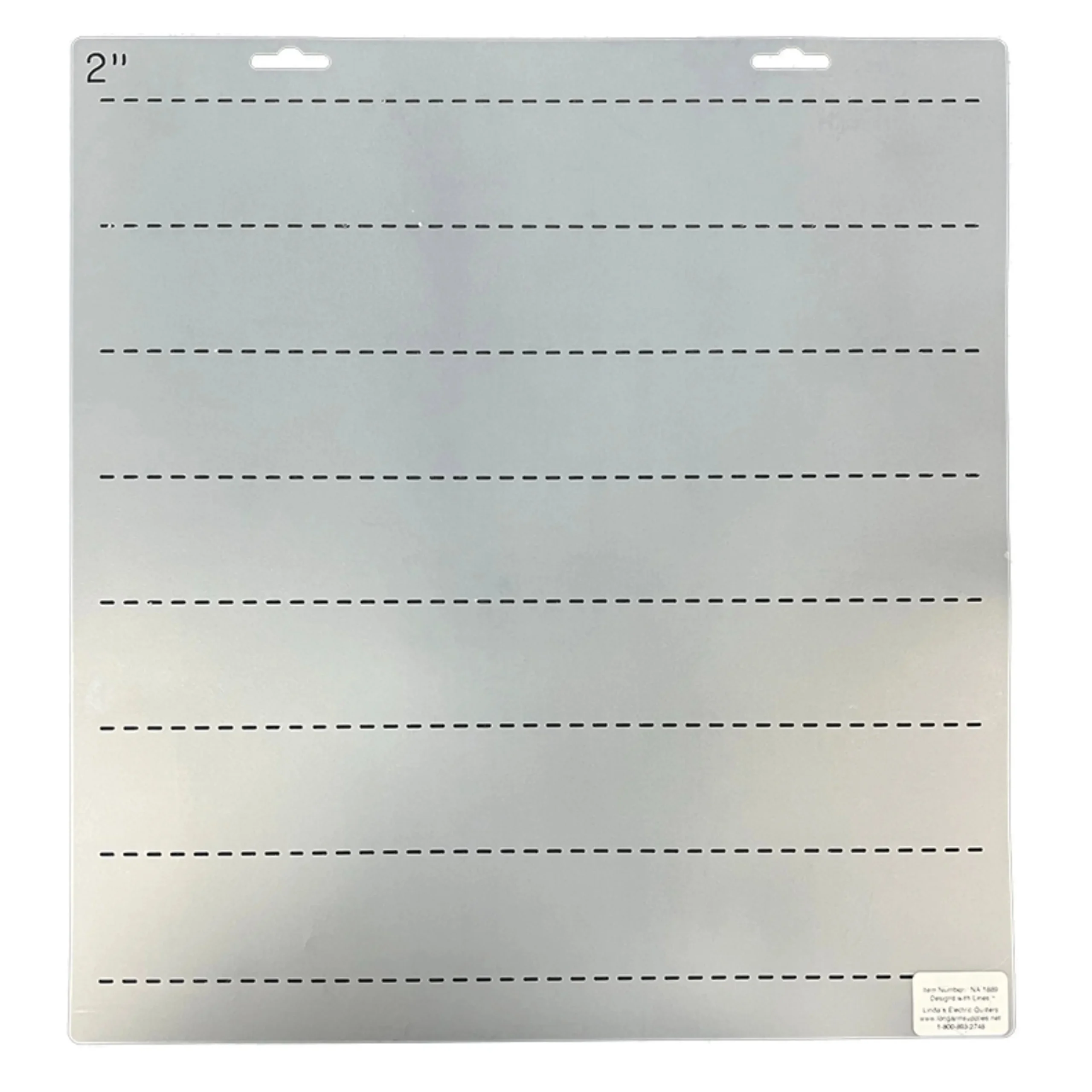 2" Straight Lines 14" Quilt Stencil