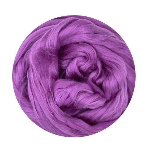 A Grade Dyed Mulberry Silk Top Budapest Purple