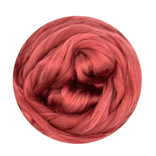 A Grade Dyed Mulberry Silk Top London Red