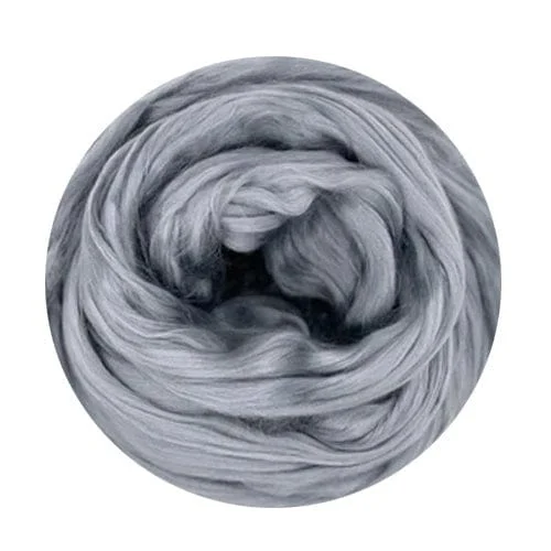 A Grade Dyed Mulberry Silk Top Edinburgh Grey