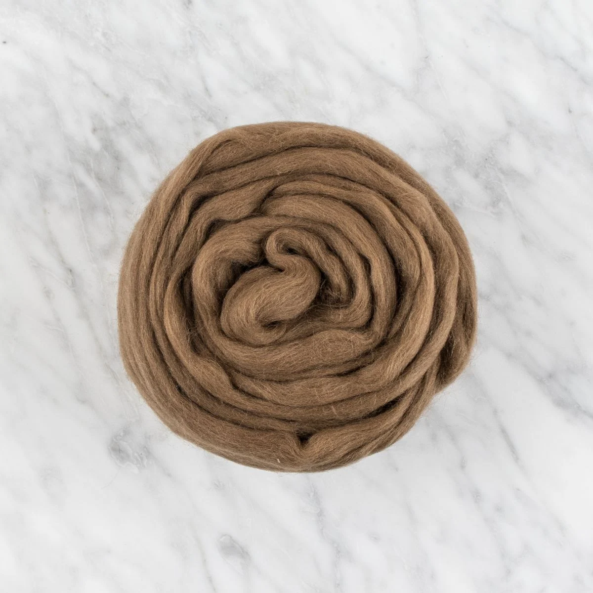 Organic Merino Wool Roving - Camel