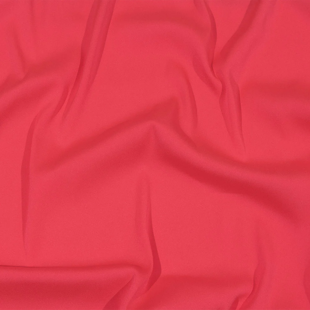 Balenciaga Italian Hot Pink Stretch Polyester Crepe