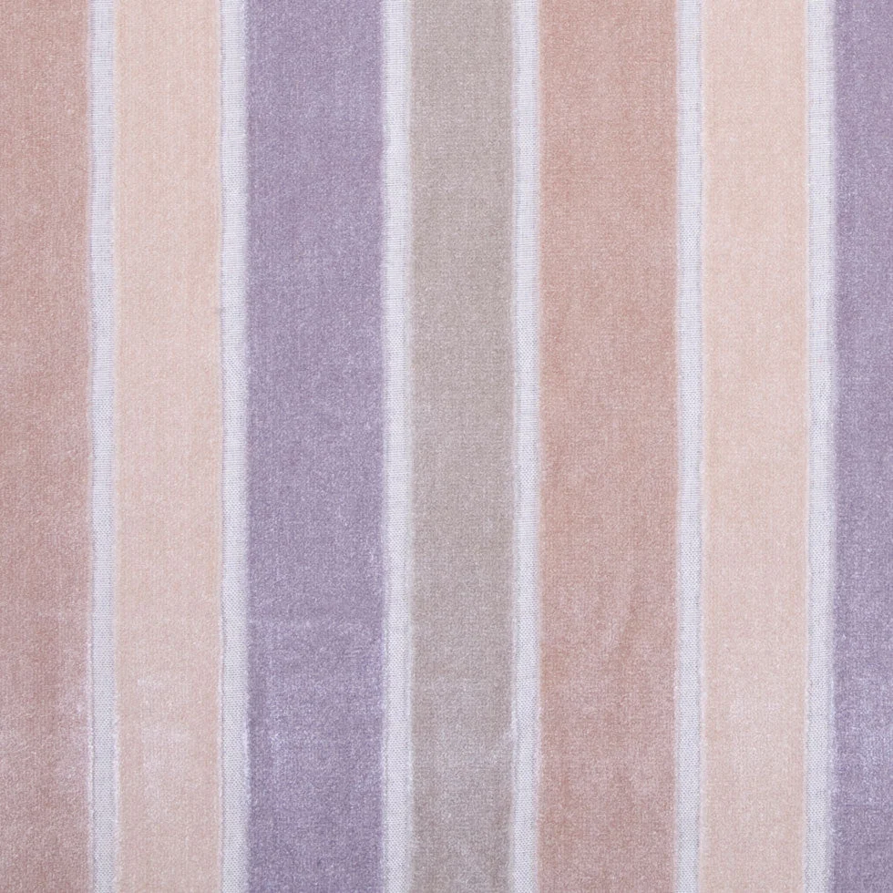 Beige/Blue Gray/Green Gray Stripes Velvet