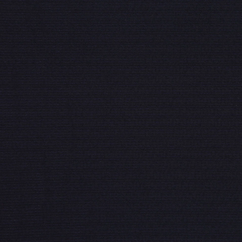 Black Wool and Rayon Matelasse