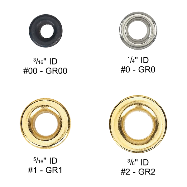 #00 - #2 Brass Grommets