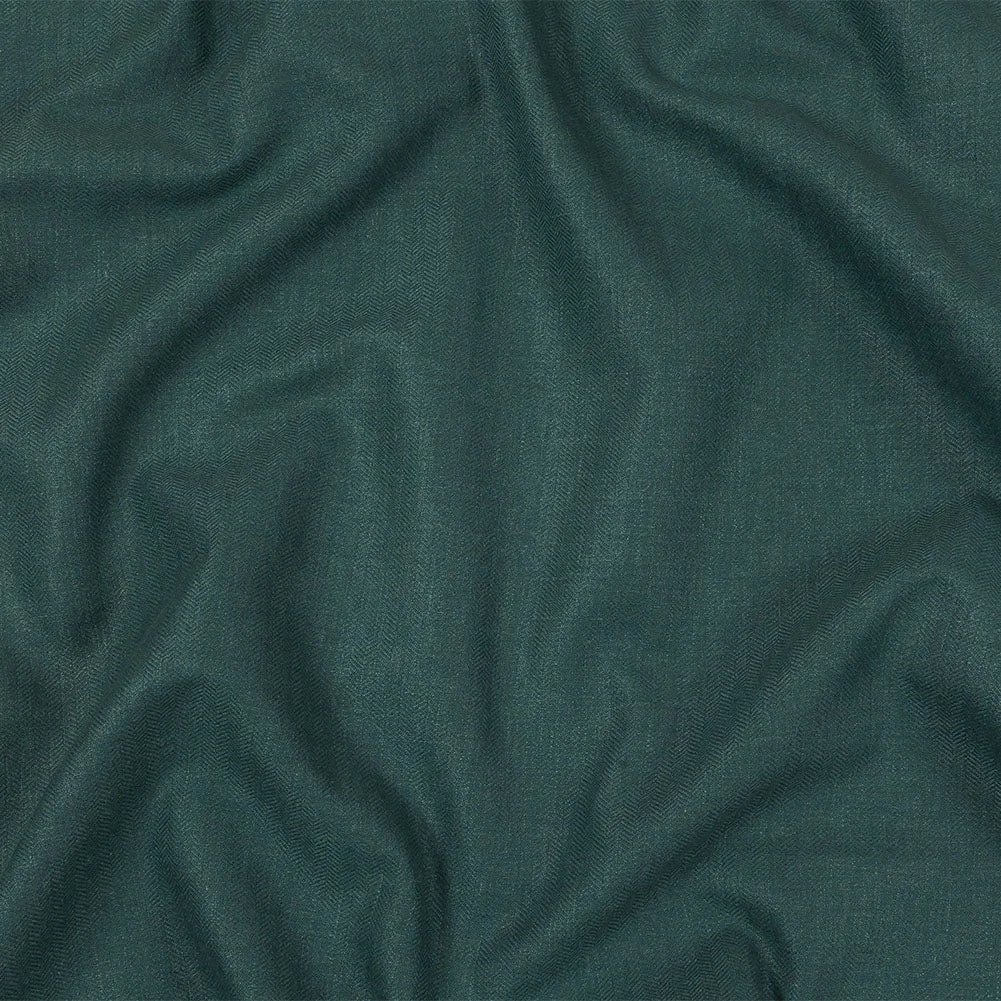 British Imported Peacock Recycled Polyester Drapery Woven