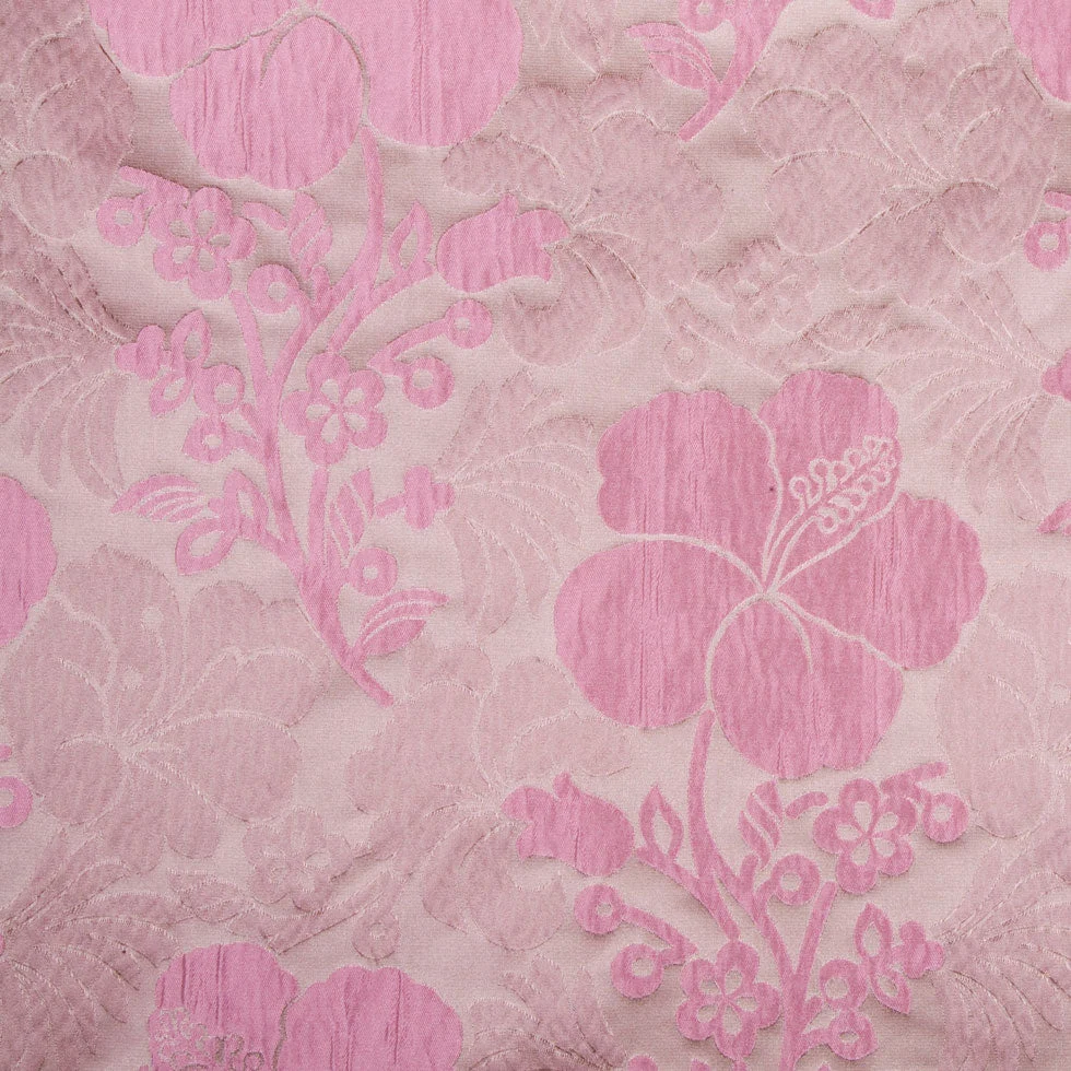 Bronze/Dusted Pink Geometric Taffeta