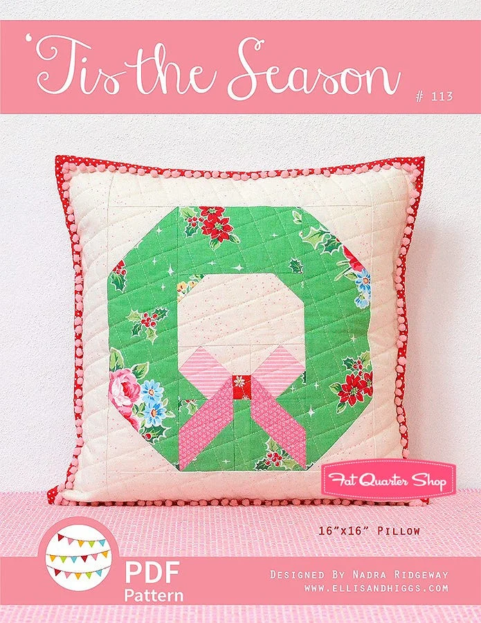 'Tis the Season Downloadable PDF Pillow PatternEllis & Higgs