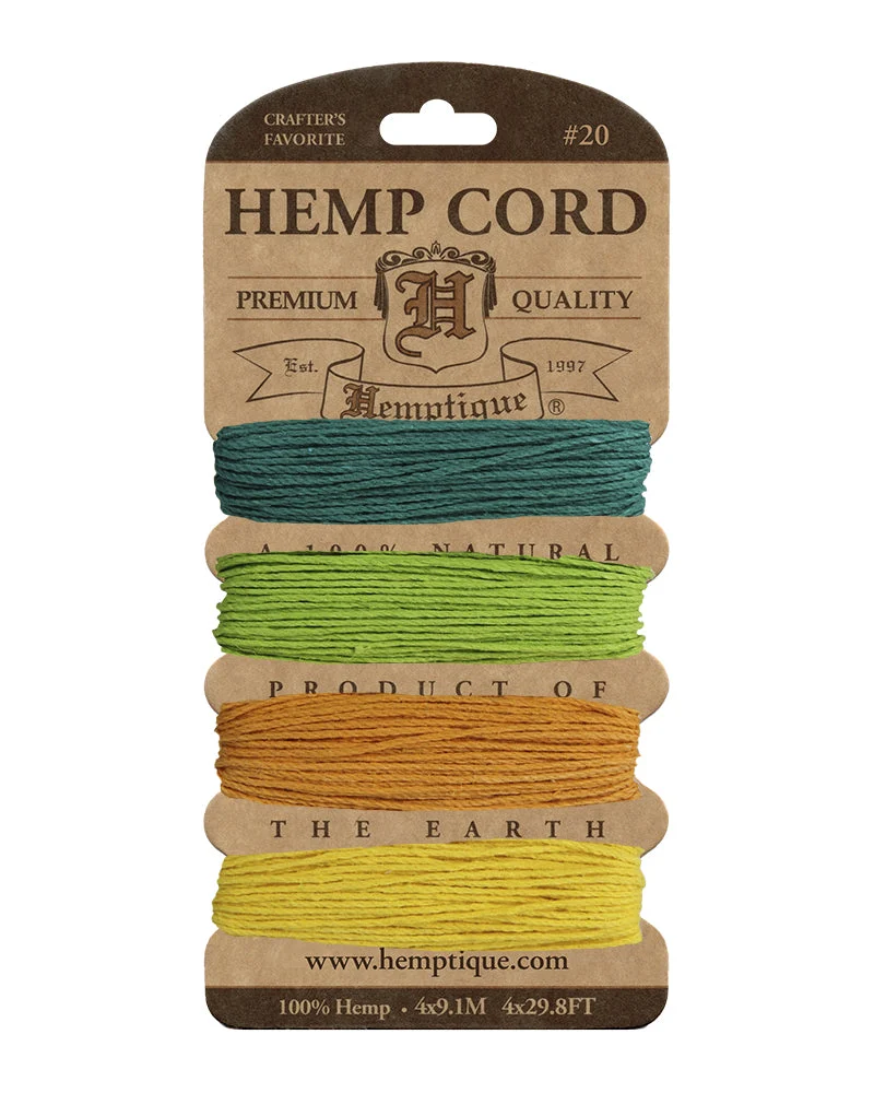 #20 (1mm) Hemp Cord Cards