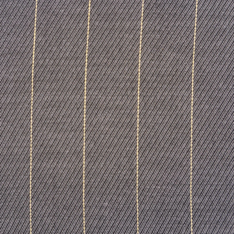 Italian Multicolor Striped Wool-Blend Suiting