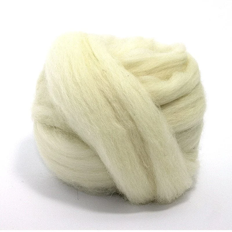 Whitefaced Woodland Top - British Longwool Top | Paradise Fibers